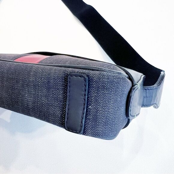 Tibi Miriam Schaefer Bebe Crossbody Camera Bag with Red Stripe - Picture 13 of 16